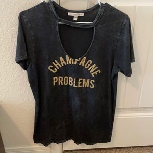 Champagne problems graphic tee